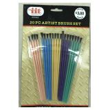 20pc Plaint Brush Sets