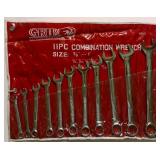 11pc Combination Wrenches SAE