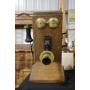 Antique Oak Encased Western Electric Telephone