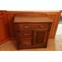 Antique Oak Wash Stand 31" X 17 1/2"