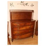 Sahon NY mahogany bowfront chest/server with