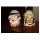 2 Tobacco humidors - Motorist and a Native