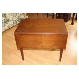 Cherry small drop leaf side table 23 X 16 X 19