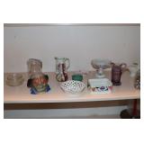 Lot including Spode trinket dish, small jar of