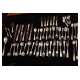 Stieff Sterling flatware 58 pieces - 6 dinner,