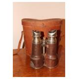 Marquise Paris France binoculars with a leather
