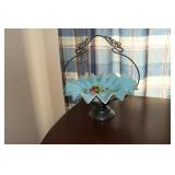 Blue silver crest bride