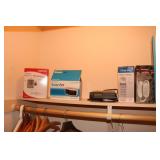 Omron blood pressure monitor, Smartset clock,