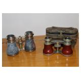 Le Claire Paris opera glasses with case and