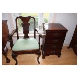 Cherry 4 drawer chest 17" X 14" X 29.5" , a