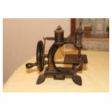Miniature cast iron childs sewing machine