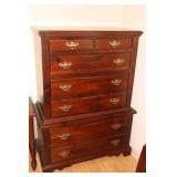 Pine chest with 6 drawers 42 X 21.5 X 57