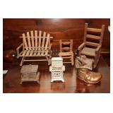 Lot - The Woman Who Lived in a Shoe bronze bank,