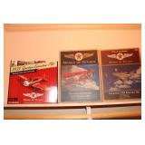 3 Collectible Texaco airplanes - 1929 Waco ASO,