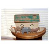 Folk art wooden Noah