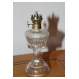 Miniature childrens oil lamp marked TWILIGHT