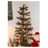 Christmas tree with large assortment of miniature