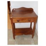 Open washstand with one drawer 24.75" X