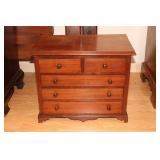 Small childs mahogany dresser with 5 drawers 21 X