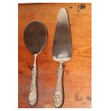 Stieff Co Sterling handled pastry server and