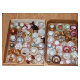 2 Box lots of miniature cups and saucers