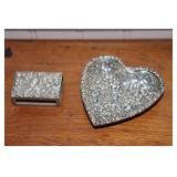 Matchbox holder marked S Kirk & Son Sterling  and