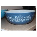 Pyrex Colonial Mist Blue serving bowl