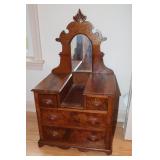 Doll Furniture - Victorian 4 drawer dresser with