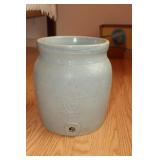 Stoneware pottery water cooler jug