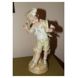 4 German bisque figurines - 1 is Heubach Dancer