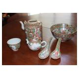 Chinese Famille Rose Medallion porcelain soup