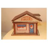 Antique wooden doll house circa 1920s possibly by