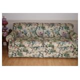 La Z Boy floral themed sleeper sofa 69 X 33.5