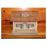 Antique wooden bungalow doll house circa 1920s