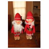2 Swedish gnome Nisse dolls