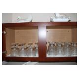 Imperial Glass Cape Cod goblets and custards