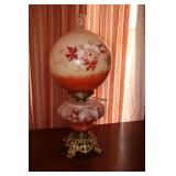 Gone With the Wind parlor lamp decorated with