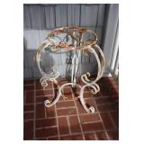 Cast iron plant stand 28 inches tall