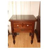 Ethan Allen Old Tavern pine 2 drawer nightstand