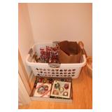 Christmas ornament lot, snowman and more