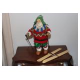 Possible Dreams skiing Santa Claus