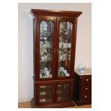 Lighted curio cabinet (does not include contents)