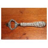 Stieff bottle/can opener with Sterling handle