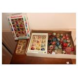 Box lots of old Christmas ornaments