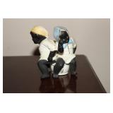 Black Americana African American children sharing