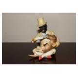 Black Americana African American man feeding an