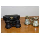 2 Pair of opera glasses - mother of pearl and