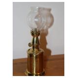 French petite Pigeon oil lamp