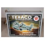 Collectible Texaco brushed model edition airplane
