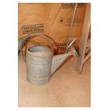 Galvanized watering can